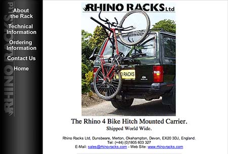 Screenshot of Rhino Racks Ltd