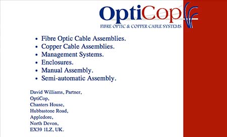Screenshot of OptiCop