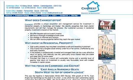 Screenshot of CamWest