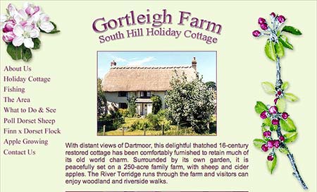 Screenshot of Gortleigh Farm