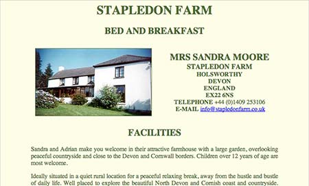 Screenshot of Stapledon Farm