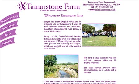 Screenshot of Tamarstone Farm