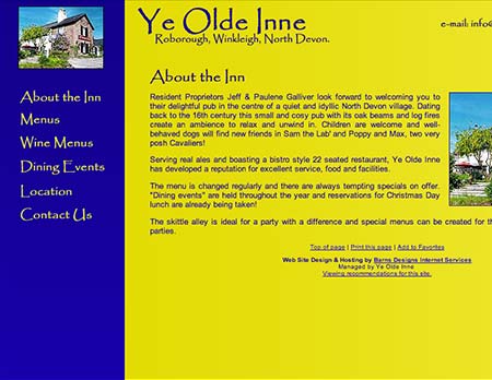 Screenshot of Ye Olde Inne