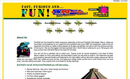 Screenshot of Survival Paintball