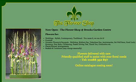 Screenshot of The Flower Shop