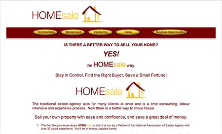 Screenshot of HOMEsale