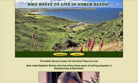 Screenshot of North Devon Coast Properties