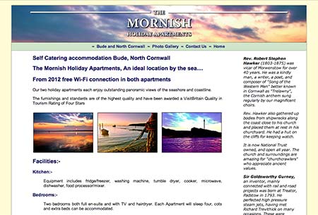 Screenshot of The Mornish Holiday Apartments