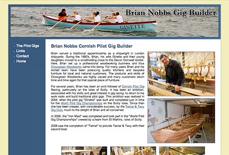 Screenshot of Brian Nobbs Gig Builder
