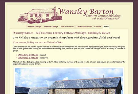 Screenshot of Wansley Barton