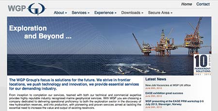 Screenshot of WGP Group Ltd